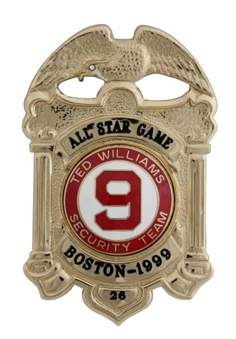 Ted Williams All-Star Game Security Badge